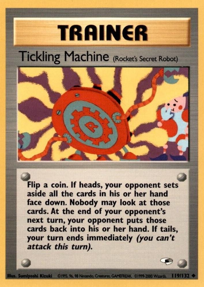 Tickling Machine 119/132  - Unlimited Gym Heroes - Uncommon