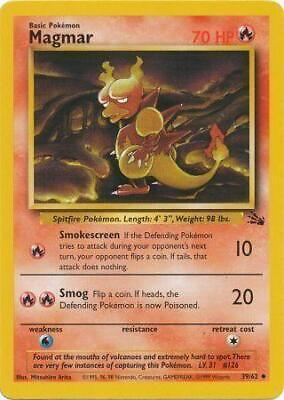 Magmar 039/62  - Unlimited Fossil - Uncommon