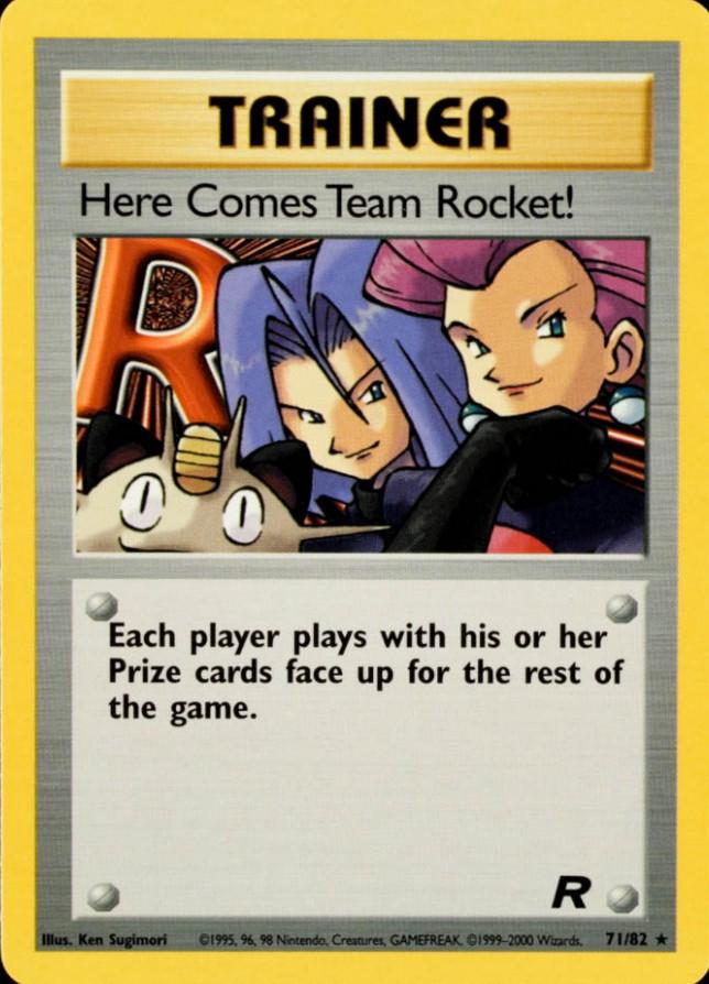 Here Comes Team Rocket! (71) 071/82  - Unlimited Team Rocket - Rare