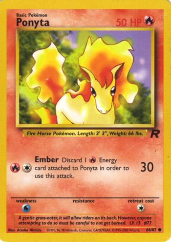 Ponyta 064/82  - Unlimited Team Rocket - Common