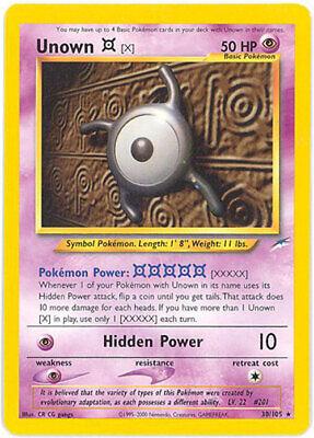 Unown [X] 030  - Unlimited Neo Destiny - Rare