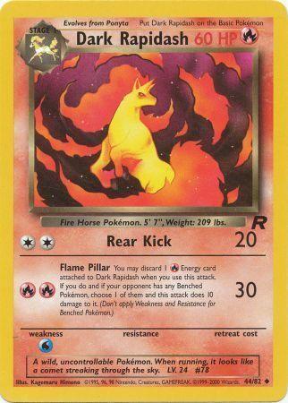 Dark Rapidash 044/82  - Unlimited Team Rocket - Uncommon