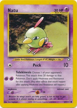 Natu 067/111  - Unlimited Neo Genesis - Common