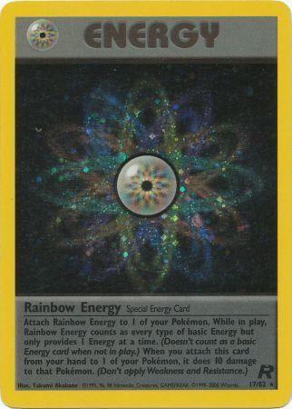 Rainbow Energy (17) 017/82  - Unlimited Holofoil Team Rocket - Holo Rare