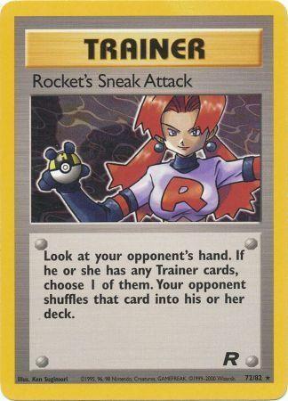 Rocket's Sneak Attack (72) 072/82  - Unlimited Team Rocket - Rare