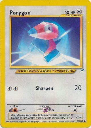 Porygon 078/105  - Unlimited Neo Destiny - Common