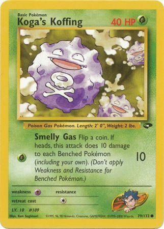 Koga's Koffing (79) 079/132  - Unlimited Gym Challenge - Common