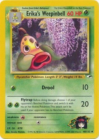 Erika's Weepinbell (48) 048/132  - Unlimited Gym Heroes - Uncommon