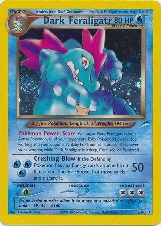Dark Feraligatr 005  - Unlimited Holofoil Neo Destiny - Holo Rare