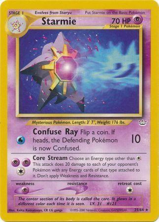 Starmie 025/64  - Unlimited Neo Revelation - Rare