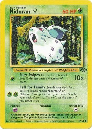 Nidoran F 057/64  - Unlimited Jungle - Common