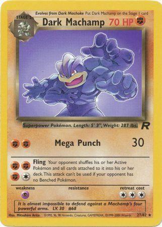 Dark Machamp (27) 027/82  - Unlimited Team Rocket - Rare