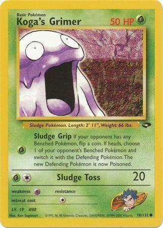 Koga's Grimer 078/132  - Unlimited Gym Challenge - Common