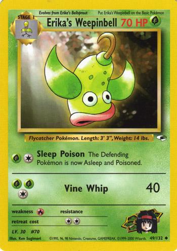 Erika's Weepinbell (49) 049/132  - Unlimited Gym Heroes - Uncommon
