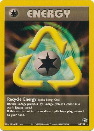 Recycle Energy 105/111  - Unlimited Neo Genesis - Rare
