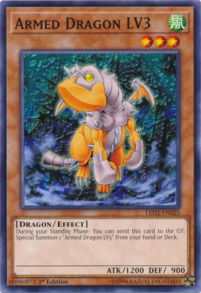 Armed Dragon LV3 (LED2-EN025) [Legendary Duelists: Ancient Millennium]