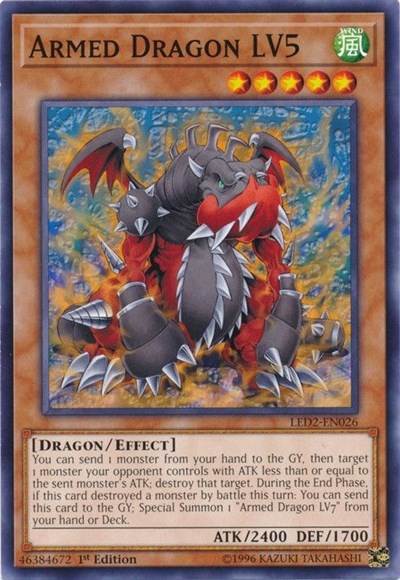 Armed Dragon LV5 (LED2-EN026) [Legendary Duelists: Ancient Millennium]