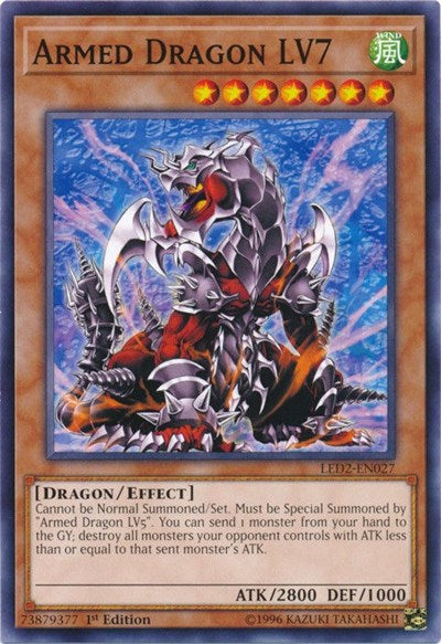 Armed Dragon LV7 (LED2-EN027) [Legendary Duelists: Ancient Millennium]