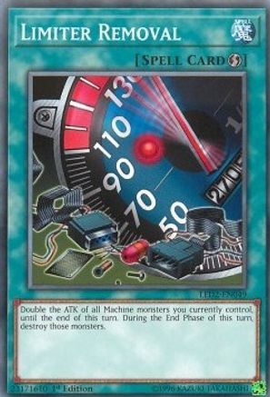 Limiter Removal (LED2-EN049) - Legendary Duelists: Ancient Millennium 1st Edition