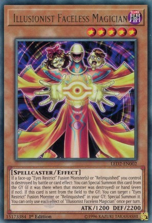 Illusionist Faceless Magician (LED2-EN002) [Legendary Duelists: Ancient Millennium]