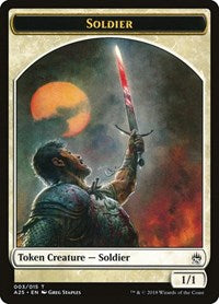 Soldier Token (003) (3) [Masters 25]