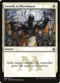 Swords to Plowshares (35) [Masters 25]
