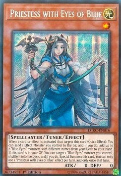 Priestess with Eyes of Blue (LCKC-EN016) [Legendary Collection Kaiba]