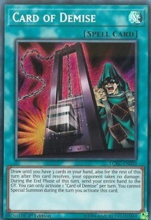Card of Demise (LCKC-EN029) - Legendary Collection Kaiba Unlimited