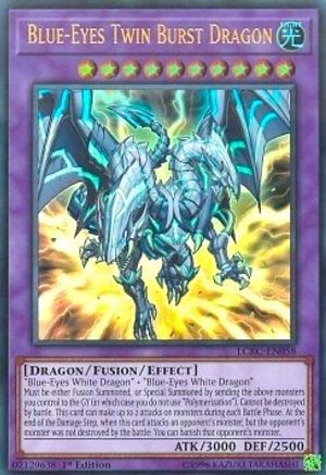 Blue-Eyes Twin Burst Dragon (LCKC-EN058) - Legendary Collection Kaiba 1st Edition