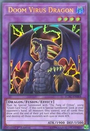 Doom Virus Dragon (LCKC-EN064) - Legendary Collection Kaiba 1st Edition