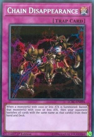 Chain Disappearance (LCKC-EN094) - Legendary Collection Kaiba Unlimited