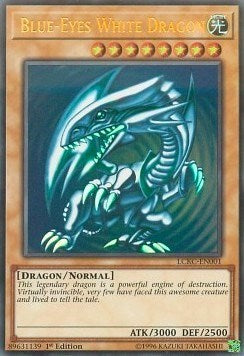 Blue-Eyes White Dragon (Version 2) (LCKC-EN001) [Legendary Collection Kaiba]