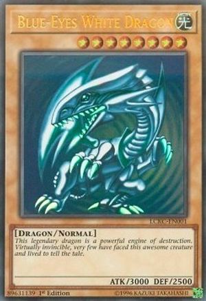 Blue-Eyes White Dragon (Version 2) (LCKC-EN001) - Legendary Collection Kaiba Unlimited
