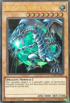 Blue-Eyes White Dragon (Version 3) (LCKC-EN001) [Legendary Collection Kaiba]