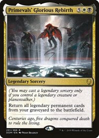 Primevals' Glorious Rebirth (201) [Dominaria]