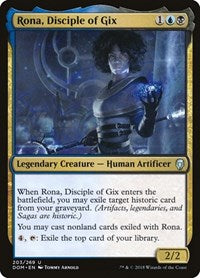Rona, Disciple of Gix (203) [Dominaria]