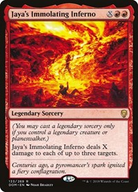 Jaya's Immolating Inferno (133) [Dominaria]