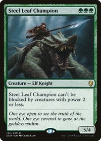 Steel Leaf Champion (182) [Dominaria]