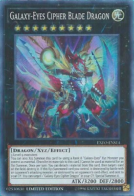 Galaxy-Eyes Cipher Blade Dragon (EXFO-ENSE4) [Extreme Force]