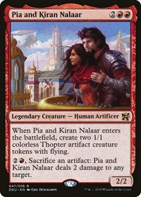 Pia and Kiran Nalaar (47) [Duel Decks: Elves vs. Inventors]
