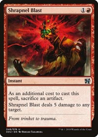 Shrapnel Blast (48) [Duel Decks: Elves vs. Inventors]