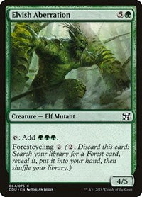 Elvish Aberration (4) [Duel Decks: Elves vs. Inventors]