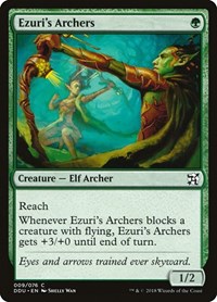 Ezuri's Archers (9) [Duel Decks: Elves vs. Inventors]