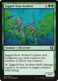 Jagged-Scar Archers (13) [Duel Decks: Elves vs. Inventors]