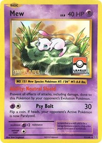 Mew - 53/108 (League Challenge) [1st Place] (053/108) [League & Championship Cards]