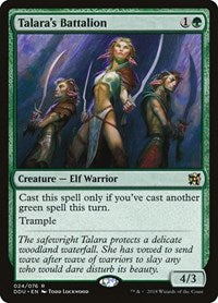 Talara's Battalion (24) [Duel Decks: Elves vs. Inventors]
