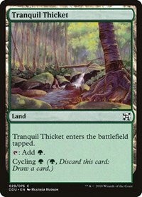 Tranquil Thicket (29) [Duel Decks: Elves vs. Inventors]