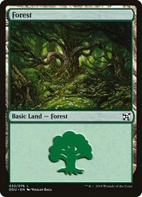 Forest (032) (32) [Duel Decks: Elves vs. Inventors]
