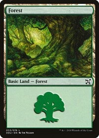 Forest (033) (33) [Duel Decks: Elves vs. Inventors]