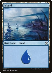 Island (073) (73) [Duel Decks: Elves vs. Inventors]